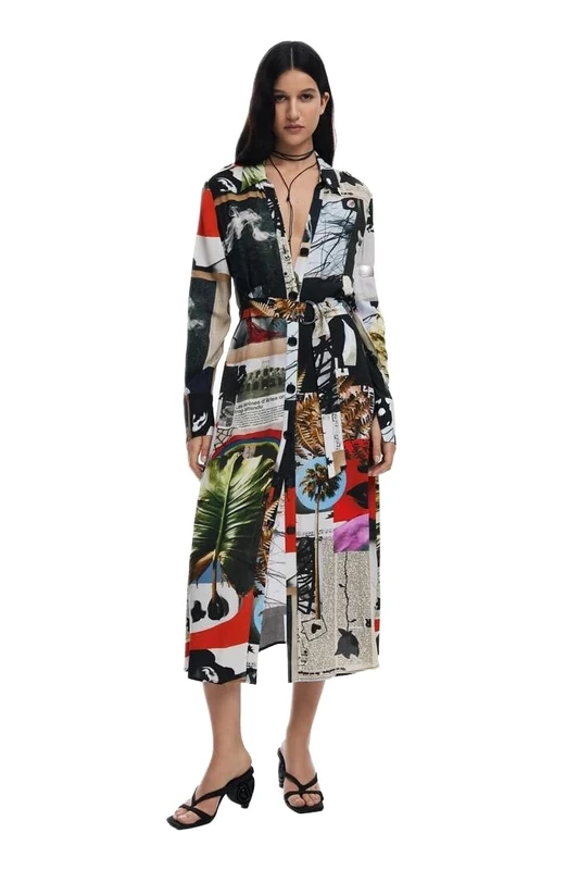 Desigual Collage Dress Designed by Mr. Christian Lacroix 25SWVW45