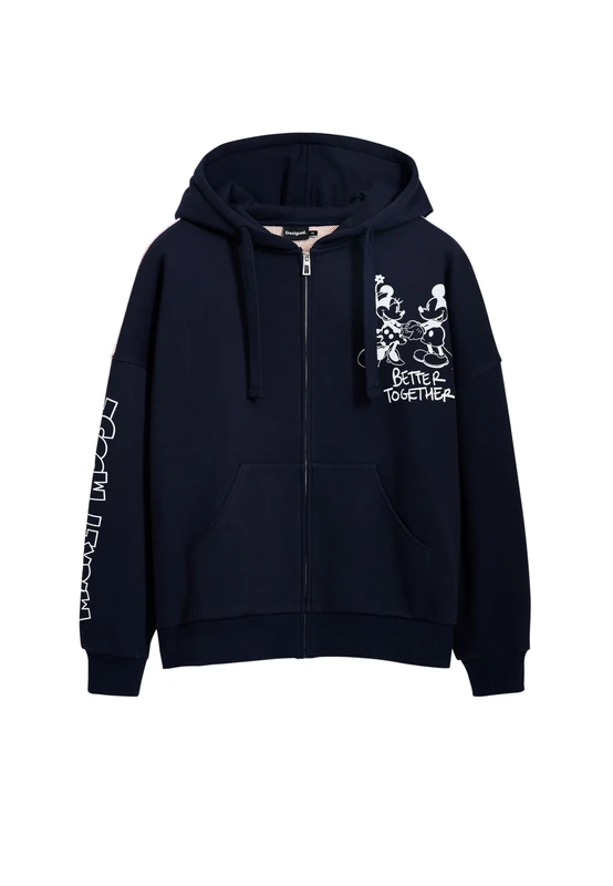 Desigual SWEAT_BETTER TOGETHER_MICK, 5000 NAVY, M