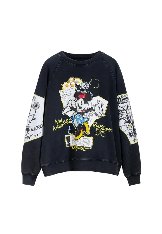 Desigual SWEAT_MINNIE, 2000 BLACK, L