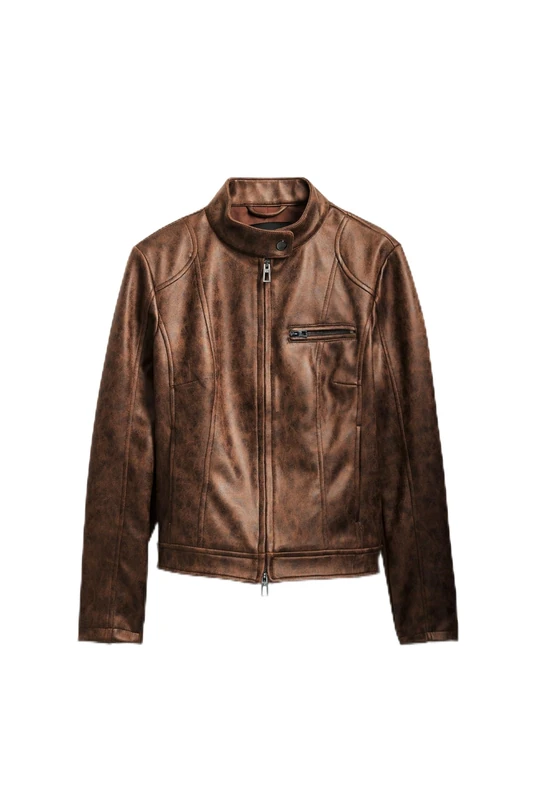 Desigual Atlanta Mandarin Collar Biker Jacket 25SWEW46