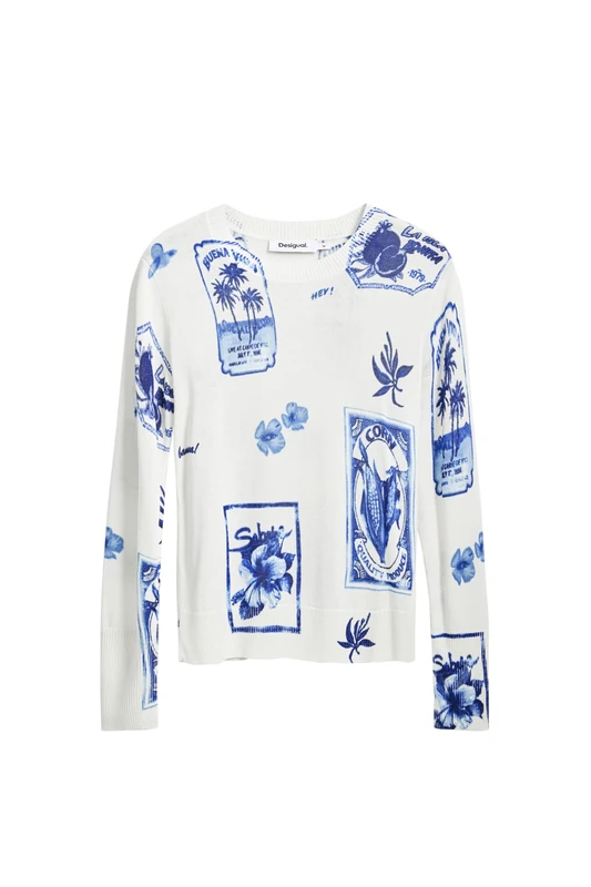 Desigual Sweater Blue