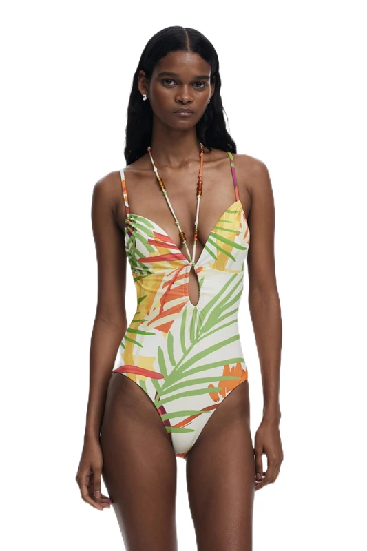 Desigual Swim_BELICE TROPI ONE P., 1001 RAW, L White