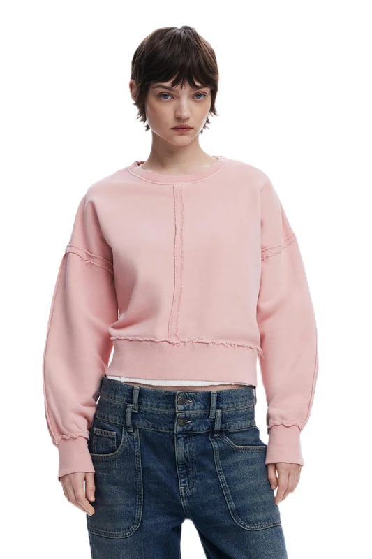 Desigual SWEAT_ABBIE, 3059 PINK THAILAND, XL