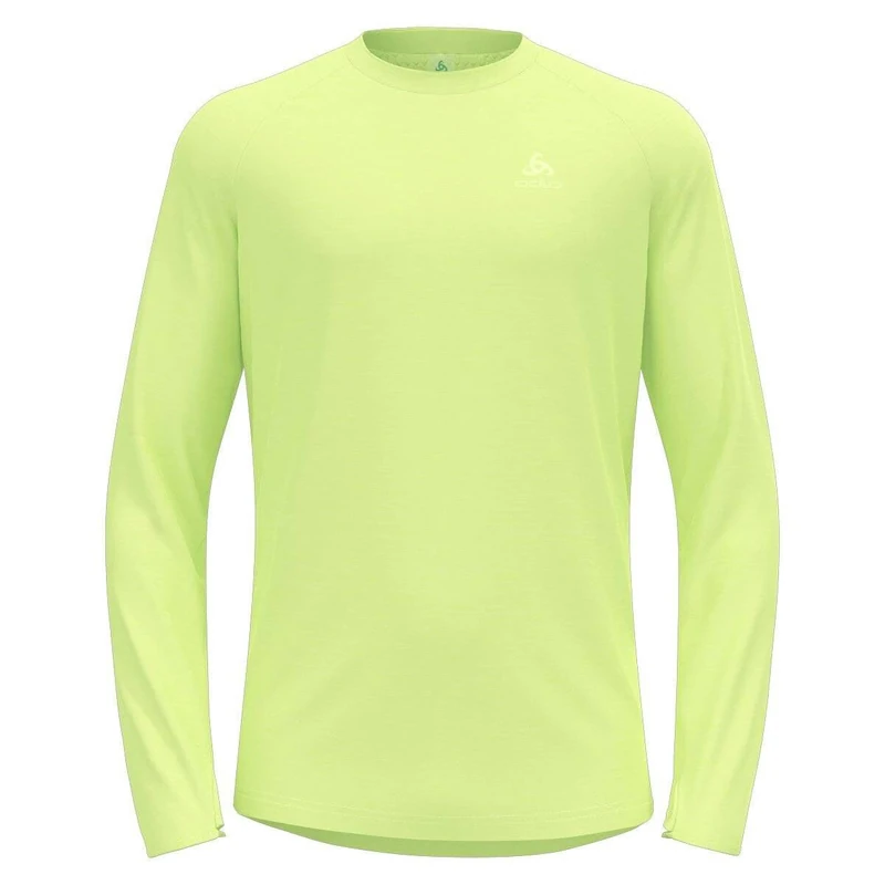 Odlo Men's Running Shirt Men's Long Sleeve Essential Thermal I Sports Shirt Men I Sports Top I Midlayer I Fitness Shirt Sweater (Pack of 1) - Image 1