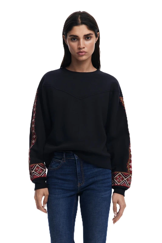 Desigual SWEAT_AYANA, 2000 BLACK, XXL