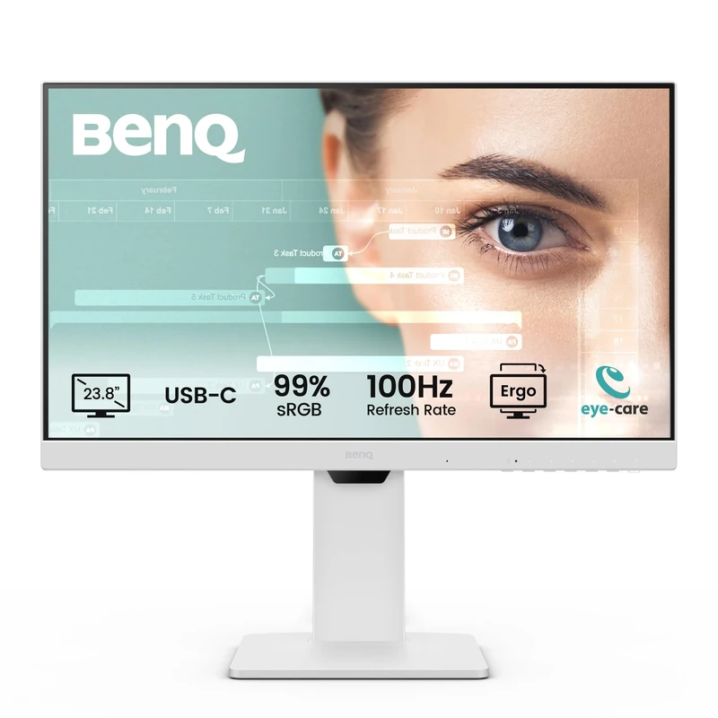 BenQ GW2486TC 24" IPS 1080p Home Office Monitor - FHD, USB-C (65W Power Delivery)