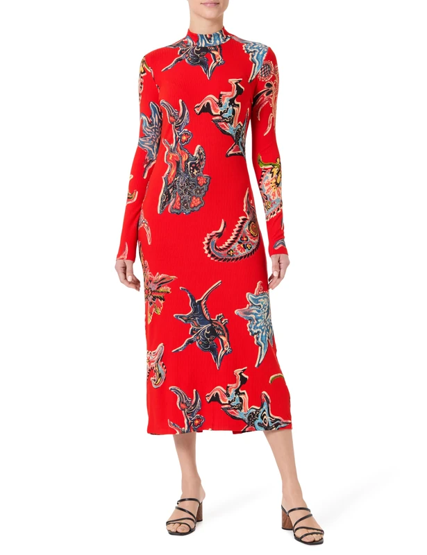 Vest_Melted Paisleys_LACROI, 3136 RED, M