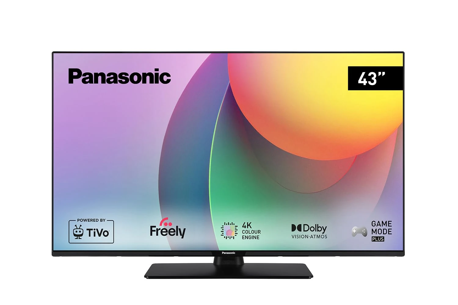 Panasonic TB-43W60AEY, W60 Series 43 inch 4K Ultra HD LED Smart TV, 2024, Freely, TiVo, 4K Colour Engine, Dolby Vision & Atmos, For An Exceptional Visual Experience