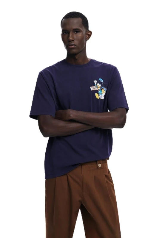 Desigual TS_WYOMIN, 5000 Navy, XL