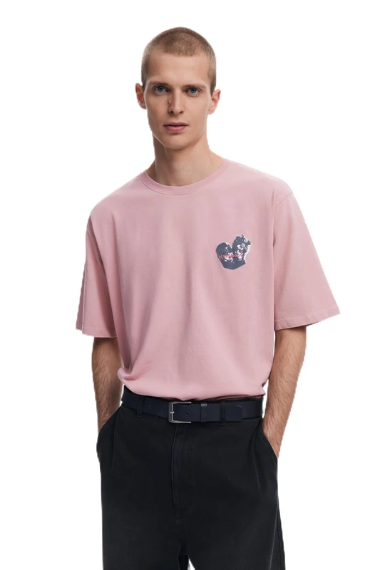 Desigual TS_ROSA, 3035 Pink Stick, S