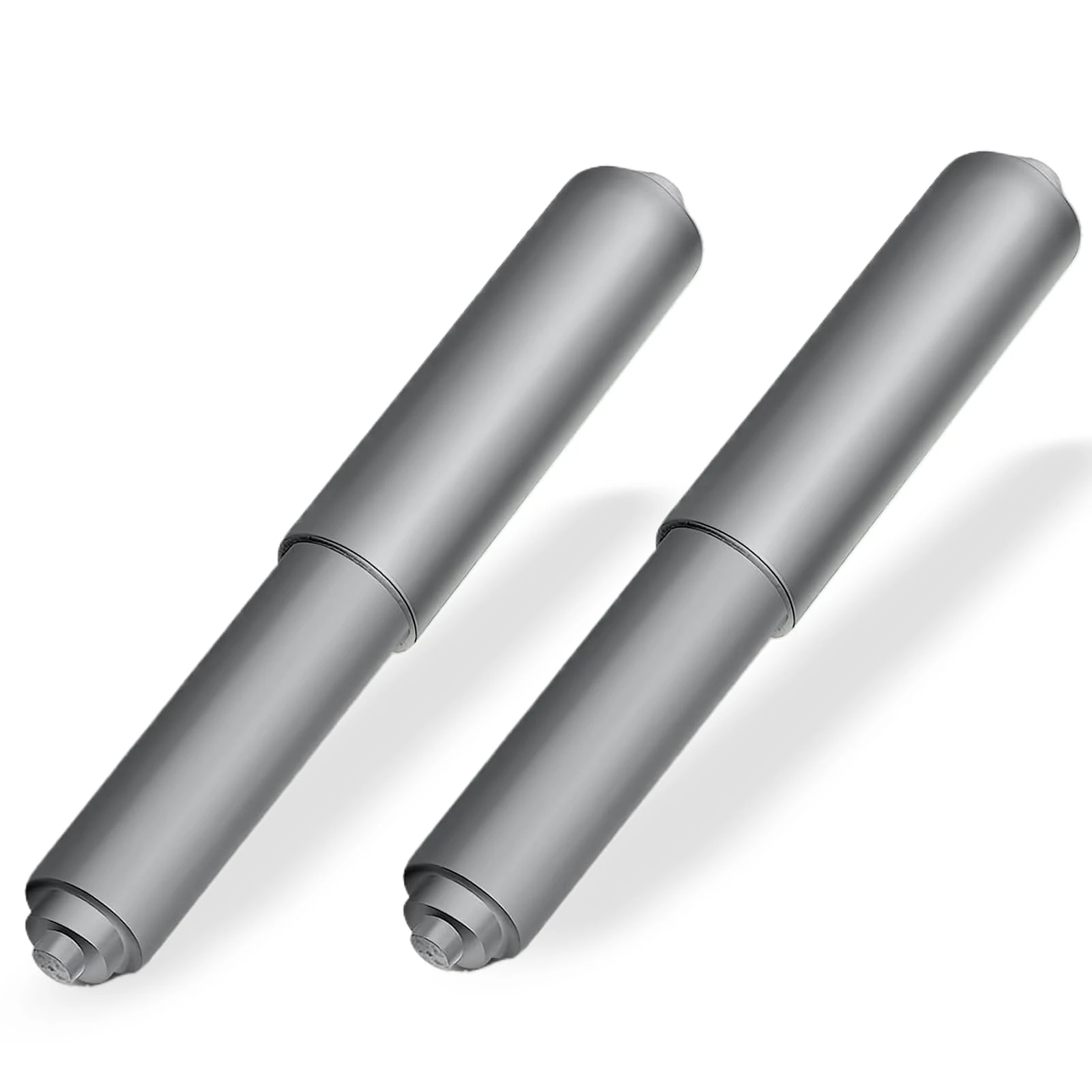 2 Pcs Toilet Paper Holder Toilet Tissue Roll Holder bathroom Replacement Roller Spring Spindle, Gray