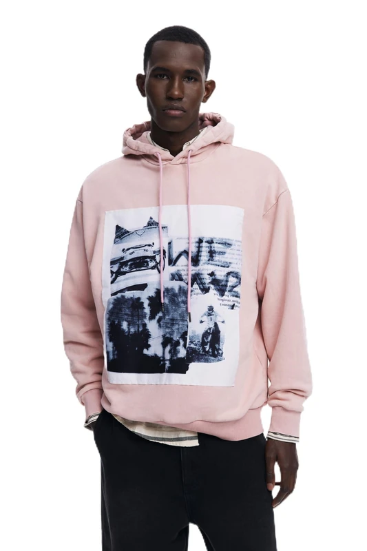 Desigual SWEAT_PINK, 3035 PINK STICK, M