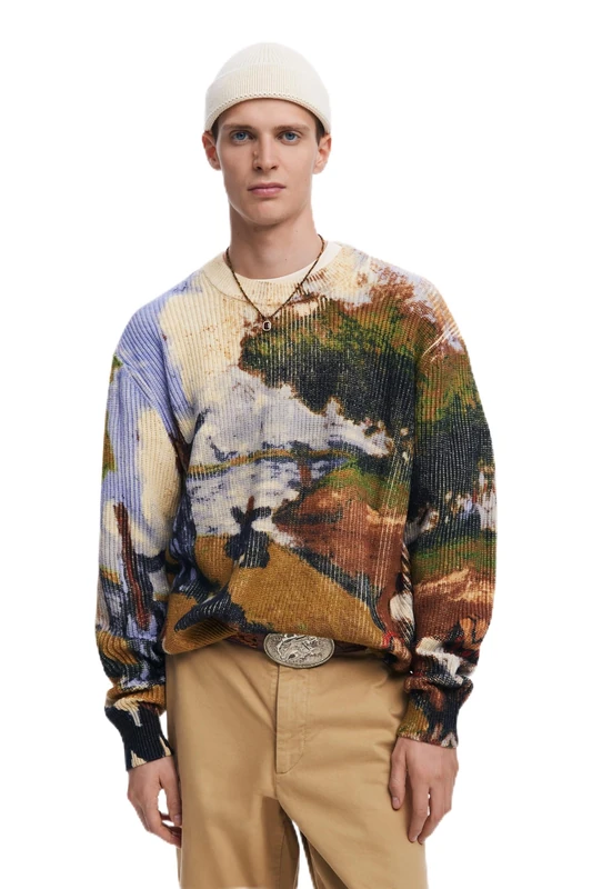 Desigual JERS_MASTERPIECE, 4003 MILITARY GREEN, M - Image 1