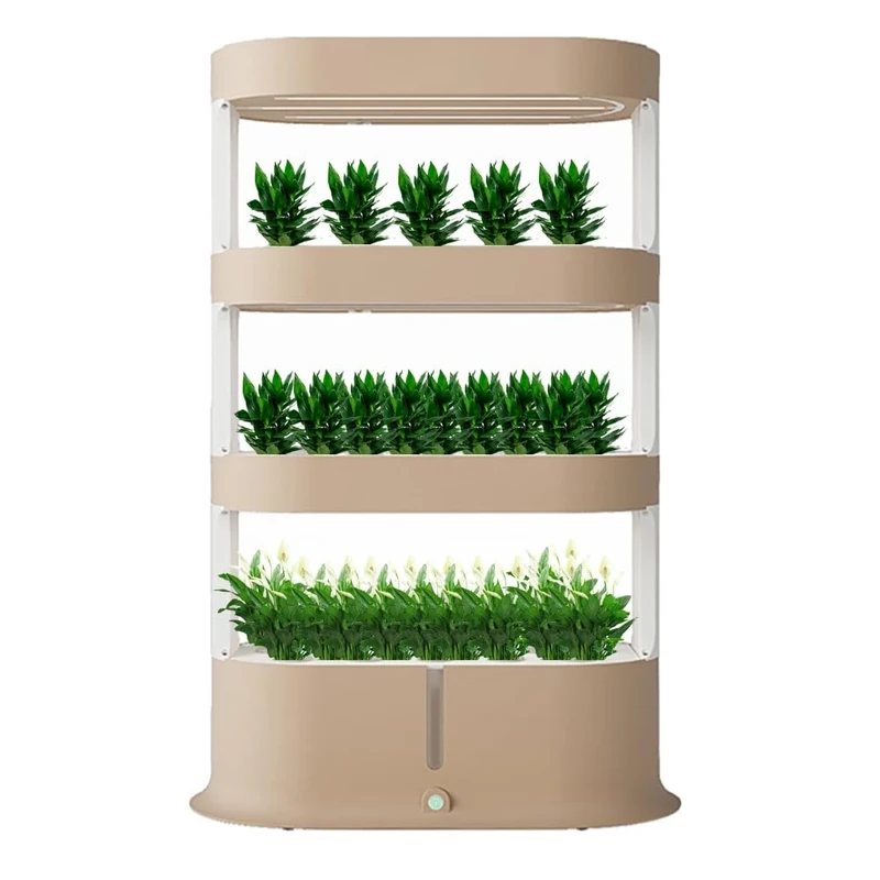 Hydroponics Growing System Indoor Herb Garden Kit - LED Grow Light Aquaponics Nursery Pots for Herbs Fruits Vegetables with Remote Control