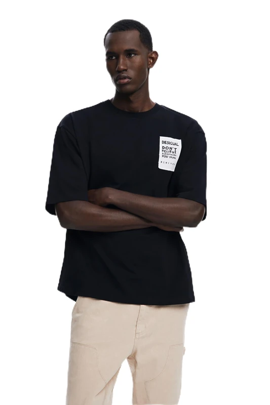 Desigual TS_Martin, 2000 Black, XL - Image 1