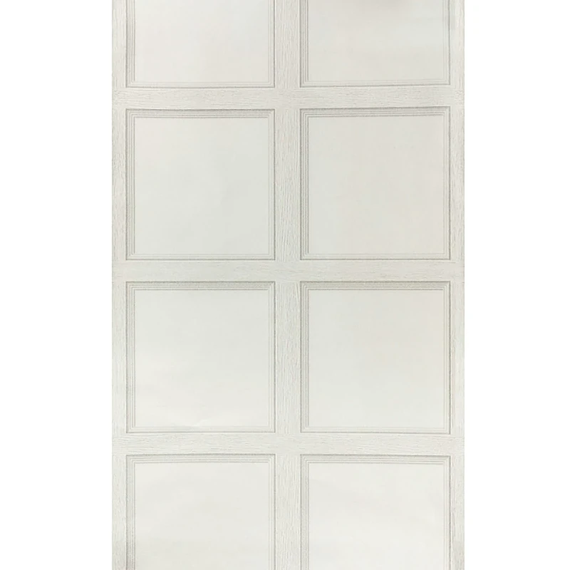 Trafagala 3D Wall Panels Textured Wallpaper Light Gray Embossed Wood Panel Effect Embossed Wallpaper Tartan Neutral Art Deco for Living Room Feature Wall Bedroom Ceilings