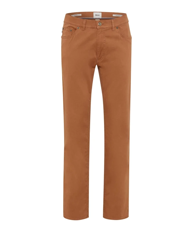 BRAX Men's Style Cooper Marathon Five-Pocket Trouser, 53 Cacao, 32 W/30 L