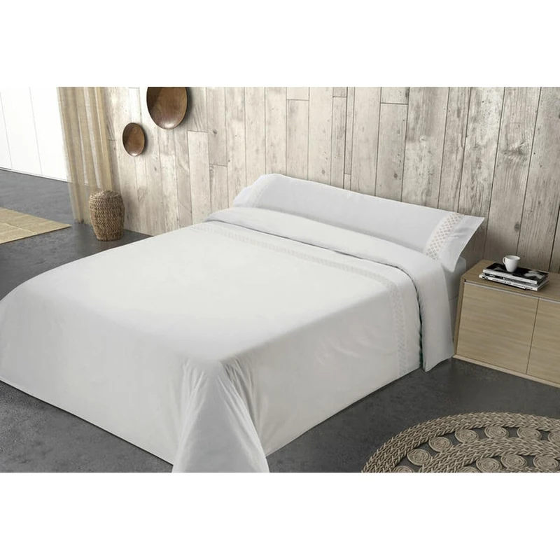 Pierre Cardin Elisa Duvet Cover Set White 150 Bed 2 Pieces 3 Pieces
