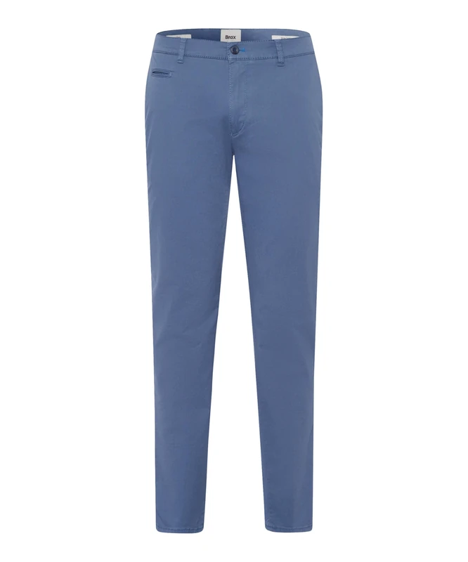 BRAX Men's Style Fabio in Hi-Flex Structure Chino Trousers, Storm, 33 W/32 L