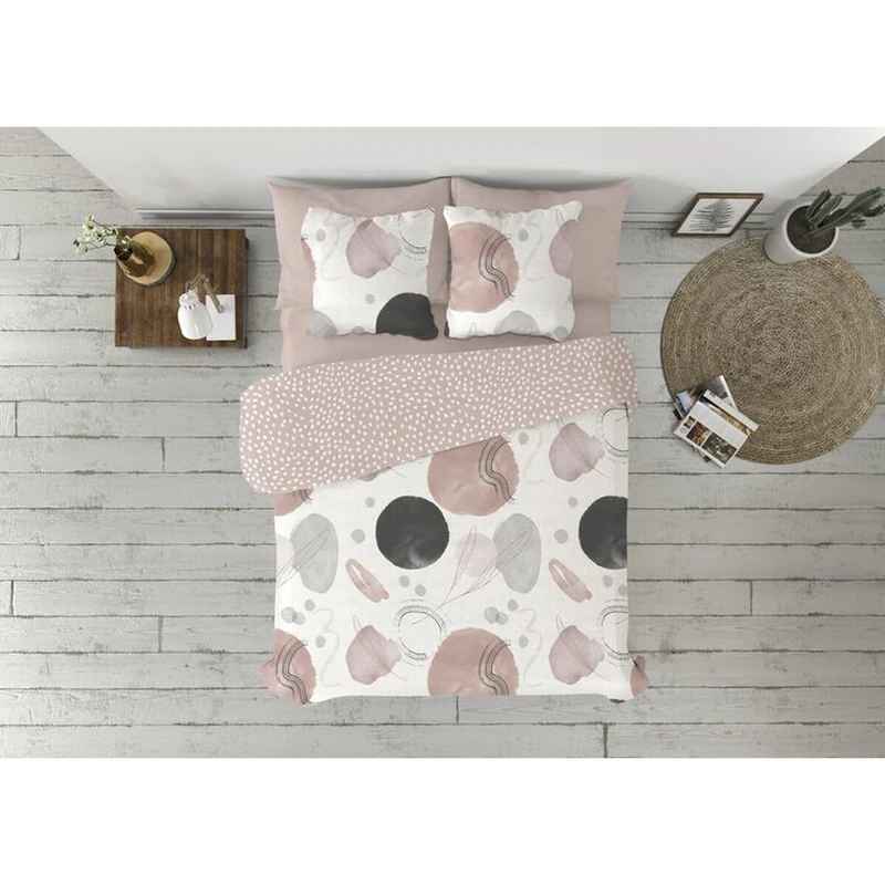 Pierre Cardin Edesia Pink Duvet Cover Set 135 Bed 3 Pieces