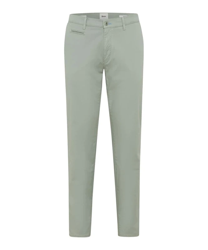 Brax Men's Style Fabio in Hi-Flex Structure Chino Trouser, 37 Avocado, 31 W/34 L