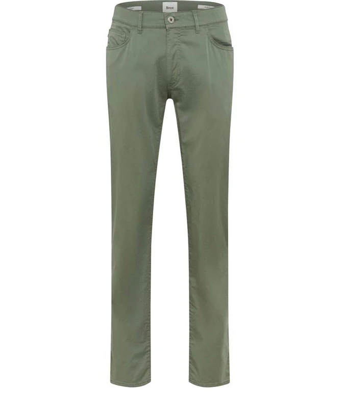 BRAX Men's Style Cadiz Ultralight Delicate Lightness Trouser, 35 Thyme, 32 W/32 L
