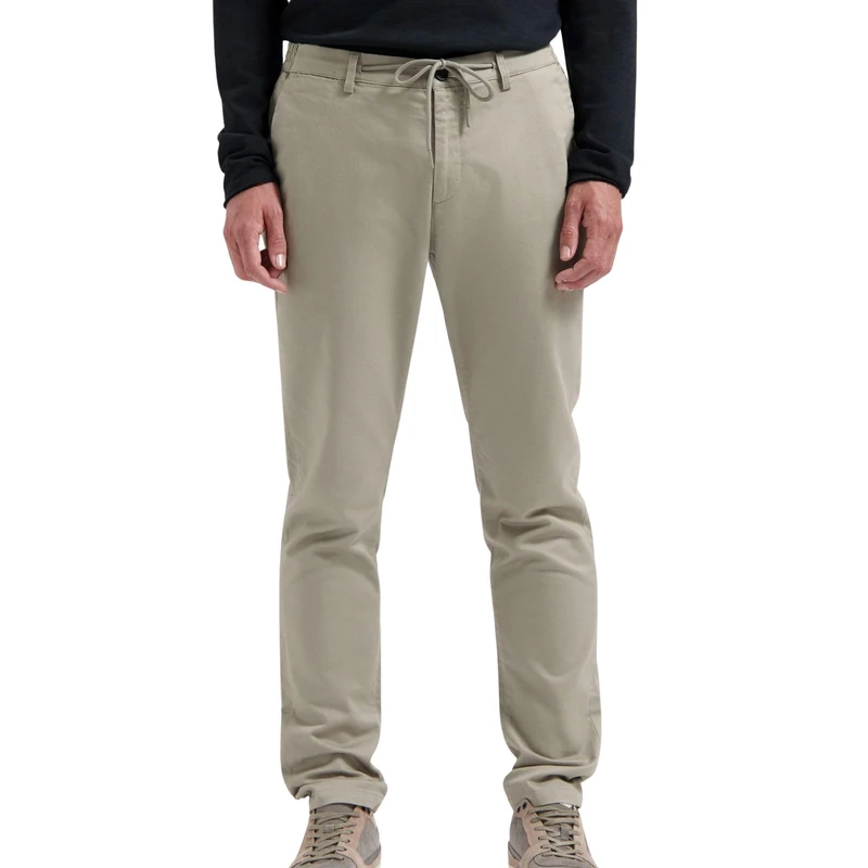 Dstrezzed Men's Lancaster Twill Knit Tapered Jogger Pants, Elephant Skin, 29 W/34 L