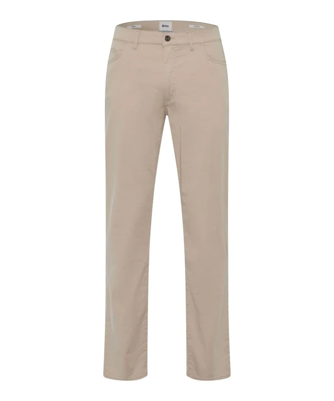 BRAX Eurex Style Carlos Men's Trousers Regular Fit Five Pocket, Beach, 38 W/32 L