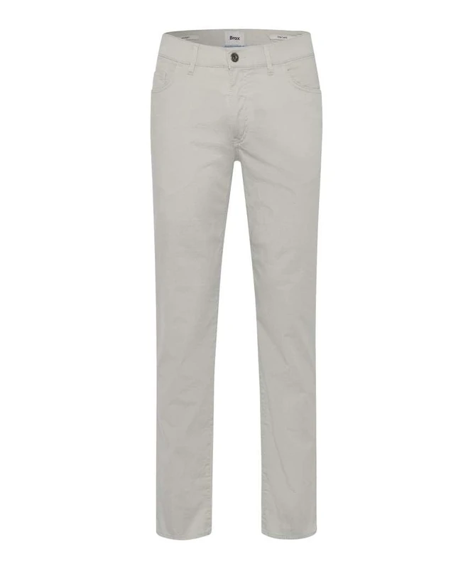 BRAX Men's Style Cadiz Ultralight Minimalprint Trouser, 57 Sand, 35 W/32 L