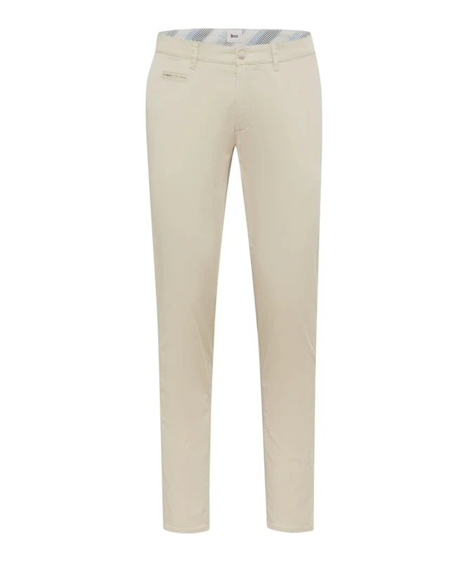 BRAX Feel Good Style Fabio Men's Flat Front Trousers Modern Fit, Beach, 31 W/34 L