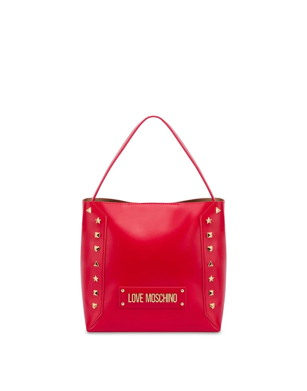 Love Moschino Women Poljc4270pp0mkh0500u Shoulder Bag, red, 25x23x9,5