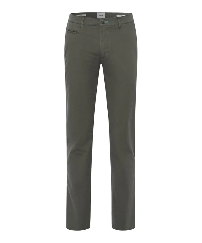 BRAX Men's Dummy Trouser, Olive, 33 W/32 L