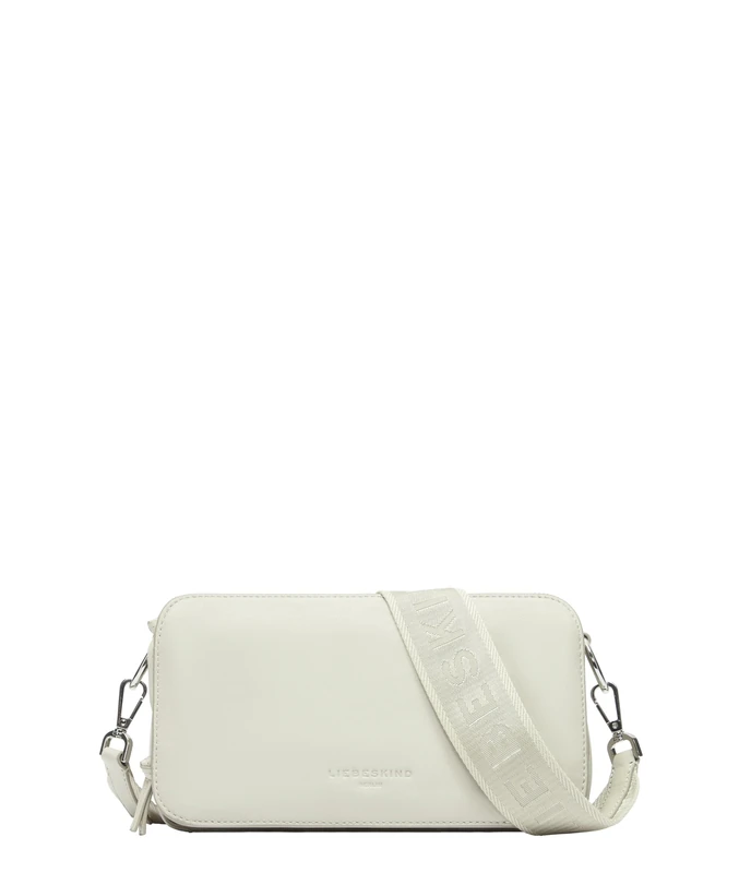LIEBESKIND BERLIN Leather cross body bag Seasonal Noos Sheep Natural Clarice Crossbody Bag Milk creme-white