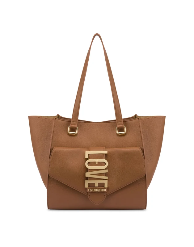 Love Moschino Women Poljc4225pp0mkc0201u Shoulder Bag, Camel, 27x26,5x14