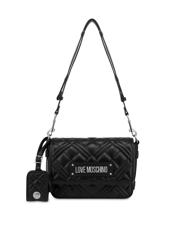 Love Moschino Women Jc4210pp0m Shoulder Bag, Black, 22,5x16x7