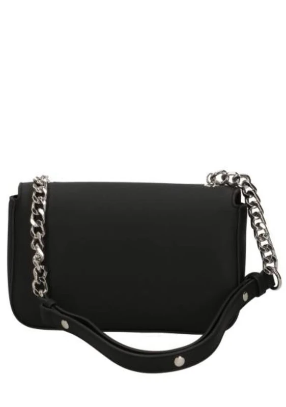 Love Moschino POLJC4254PP0MKD000BU, Women's Shoulder Bag, Black, Black, 24x16x6,5
