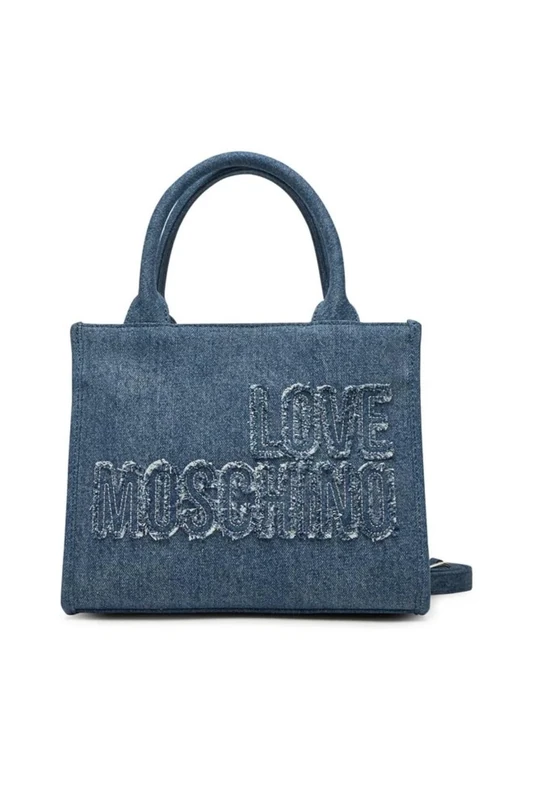 Love Moschino Women Poljc4244pp0mkm0750u Shoulder Bag, Dark Blue, 26x21x14