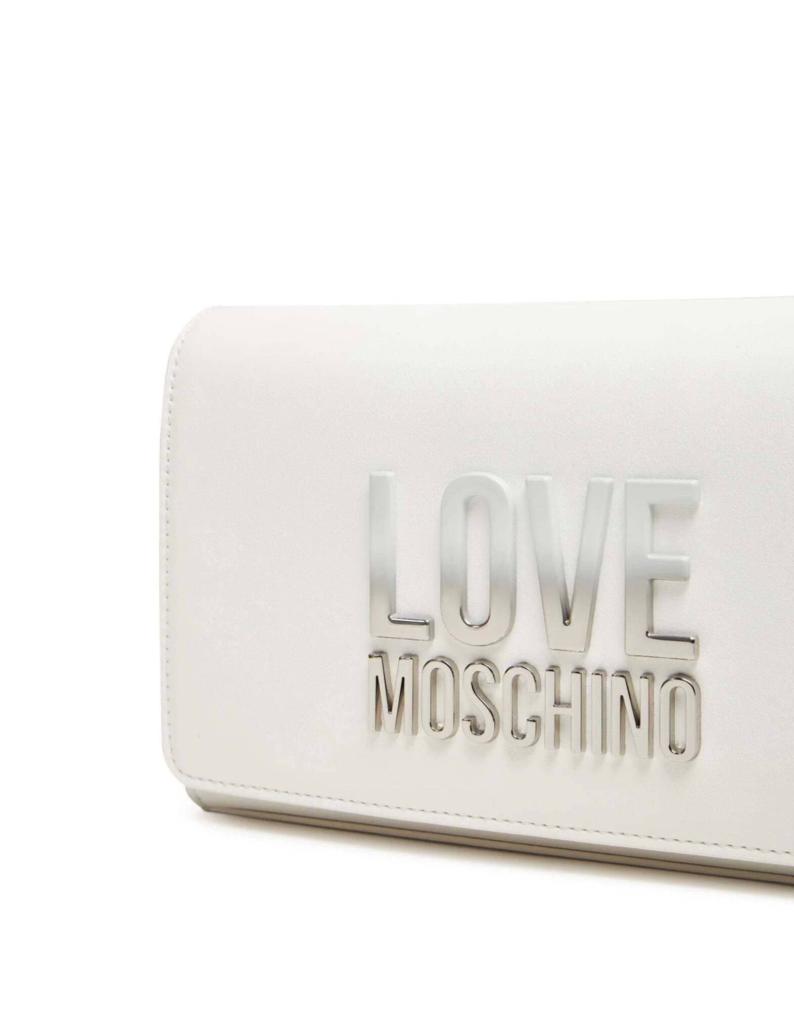 Love Moschino Women Poljc4260pp0mkd0100u Handbag, White, 22x14x6