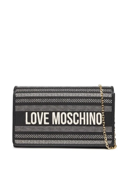 Love Moschino Women Poljc4241pp0mko100au Handbag, Black, 22x13x5