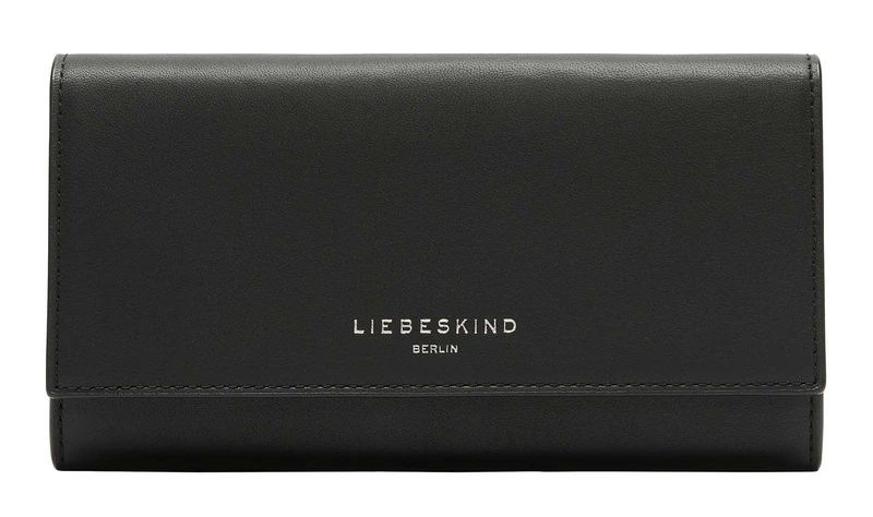 LIEBESKIND Berlin Leather Purse Hilla Valentina Wallet Black