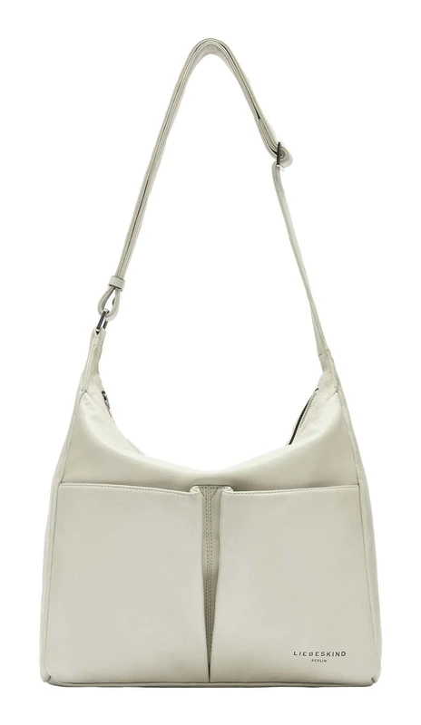 LIEBESKIND Women's Hobo M Hera Sheep Natural Handbag, Milk, M