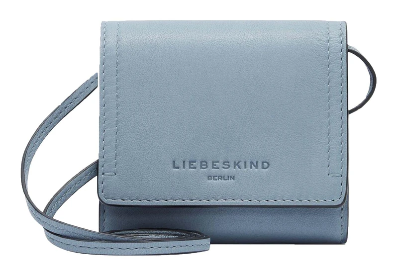 LIEBESKIND Berlin Leather Purse Sky Sheep Natural Wallet Blue Heaven Light Blue