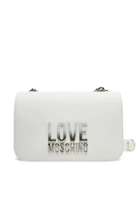 Love Moschino Women Poljc4254pp0mkd0100u Shoulder Bag, White, Small