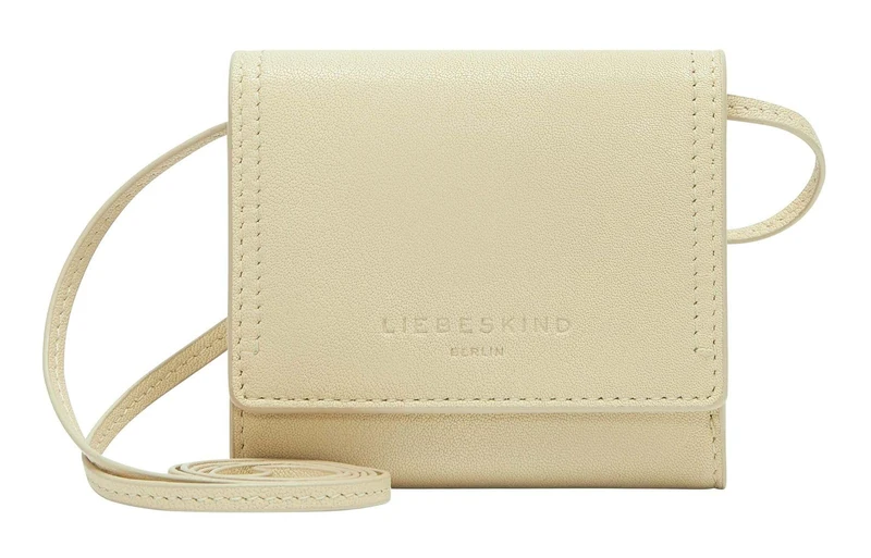 LIEBESKIND Berlin Leather Purse Sky Sheep Natural Wallet Lemonade Light Yellow