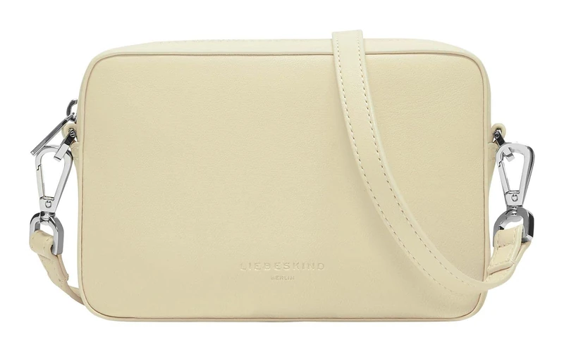 LIEBESKIND BERLIN Leather shoulder bag Hilla Camera Bag Lemonade light yellow