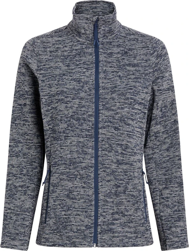Mckinley Women's Sammy Fz Jacket, Melange/Navy, 48
