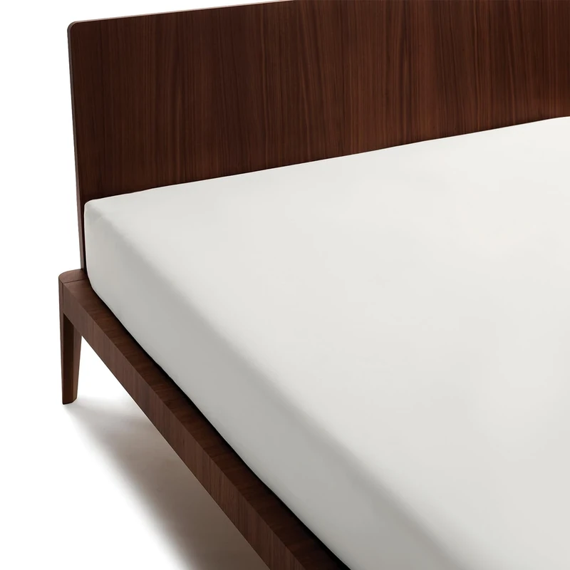 Guzzini Classic – Fitted Sheet 125 x 200 cm, 100% Cotton, OekoTex Certified Fresh and Breathable, 100% Cotton Percal, Double Bed Mattress Cover with 30 cm High Elastic Corner