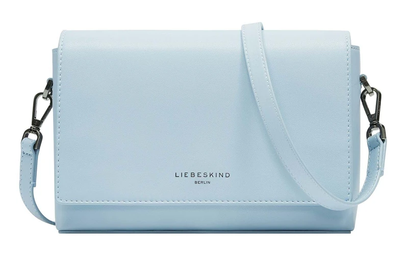 LIEBESKIND BERLIN Leather shoulder bag Hilla Crossbody Bag Iceberg light blue