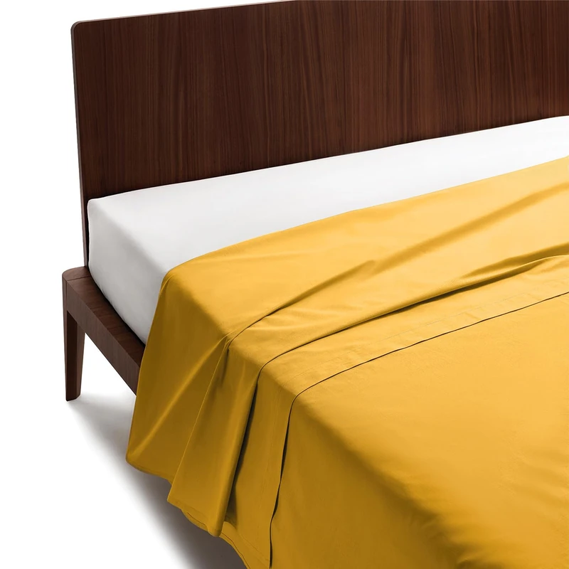 Guzzini Classic – Double Bed Linen 180 x 280 cm, 100% OekoTex Certified Percale Fresh and Breathable, Double Bed Sheet for Soft Durable Bedding