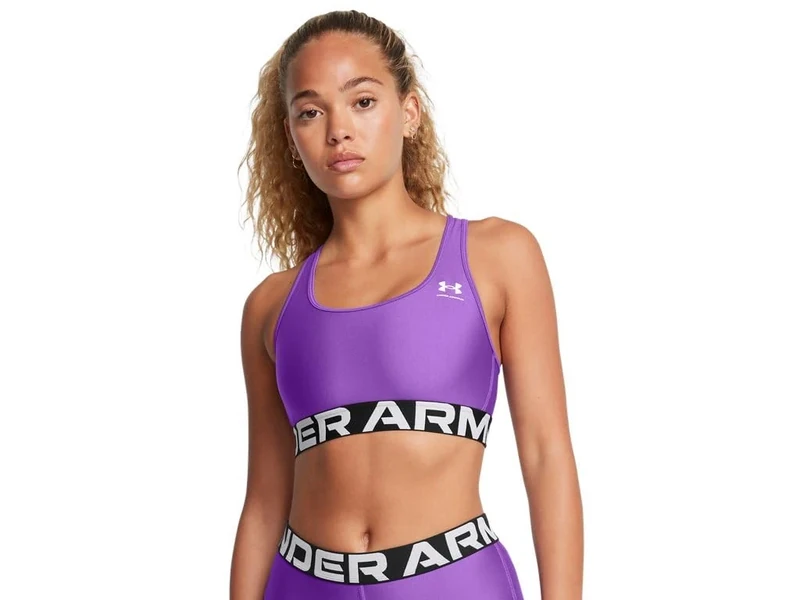 Under Armour Women's Ua Hg Mid Branded Sports Bra, XS